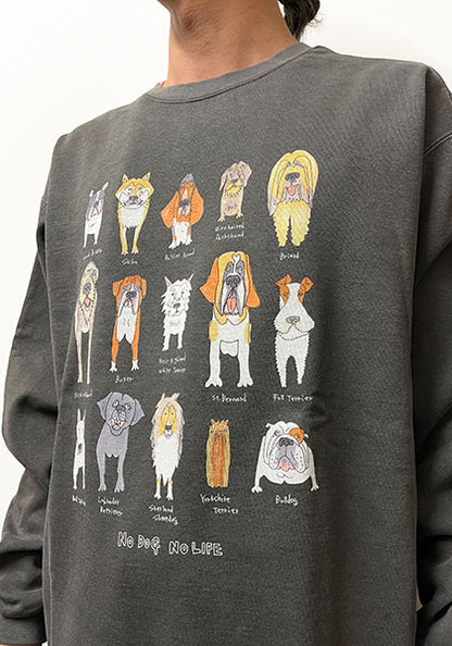 CHI-BEE DOG1 SWEAT カラー：PEPPER