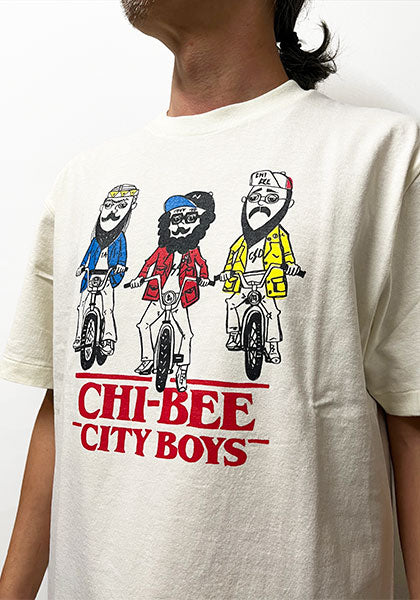 CHI-BEE Off We Ride T カラー：FADED WHITE