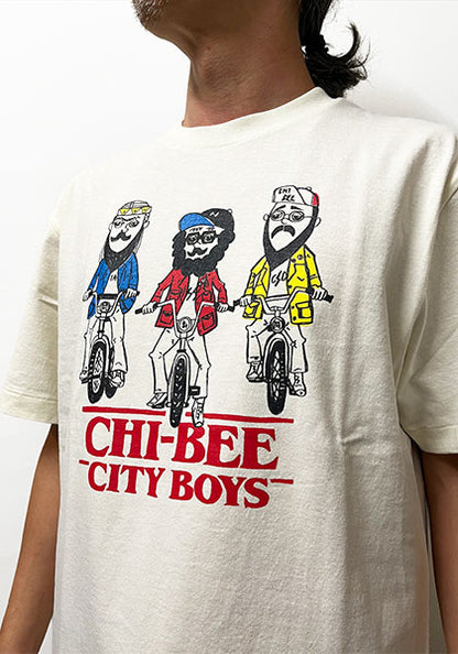 CHI-BEE Off We Ride T カラー：FADED WHITE