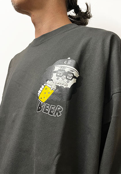 CHI-BEE BEER ロンT カラー：SUMI
