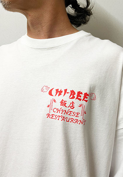 CHI-BEE チービー飯店 ロンT カラー：WHITE