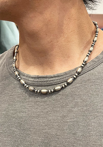 Indian Jewelry (インディアン ジュエリー) ナバホパールネックレス 40cm+ アジャスター付き