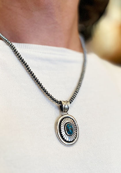 Herman Vandever / ハーマンバンデバー サンバースト Egyptian turquoise Pendant Top