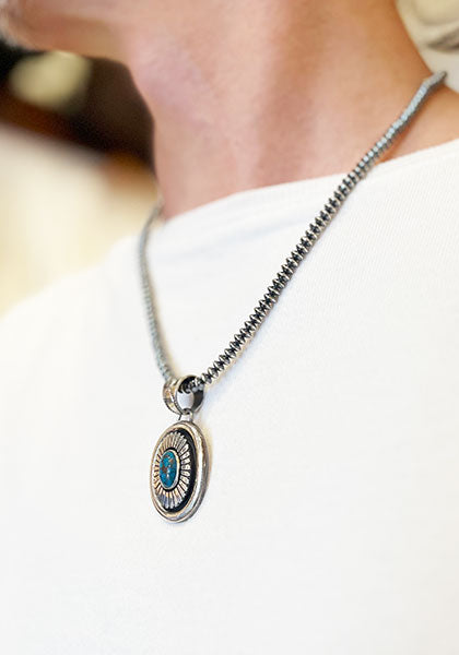 Herman Vandever / ハーマンバンデバー サンバースト Egyptian turquoise Pendant Top