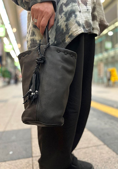 Nasngwam×EARLY MORNING | DEERSKIN ONE HANDLE TOTE / 鹿革バッグ
