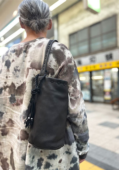 Nasngwam×EARLY MORNING | DEERSKIN ONE HANDLE TOTE / 鹿革バッグ
