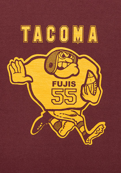 TACOMA FUJI RECORDS タコマフジレコード | TACOMA FUJIS SS Tシャツ designed by MATT LEINES  カラー:バーガンディー
