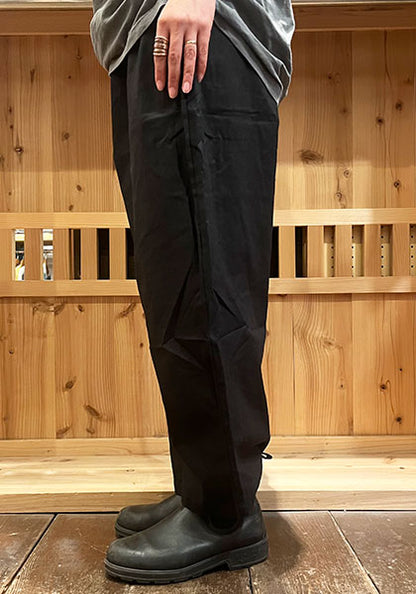 VOIRY ヴォイリー | SUNDAY PANTS LINEN カラー:BLACK