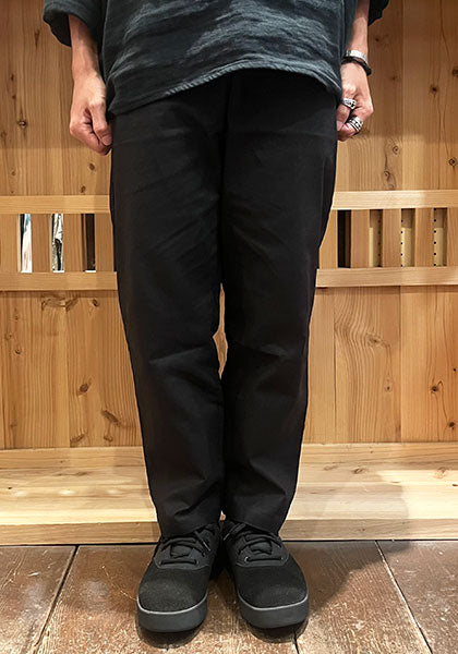 VOIRY ヴォイリー | DOCTOR PANTS LINEN カラー:BLACK