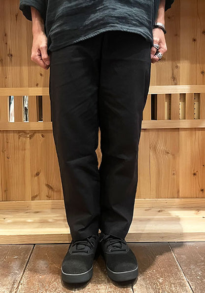 VOIRY ヴォイリー | DOCTOR PANTS LINEN カラー:BLACK