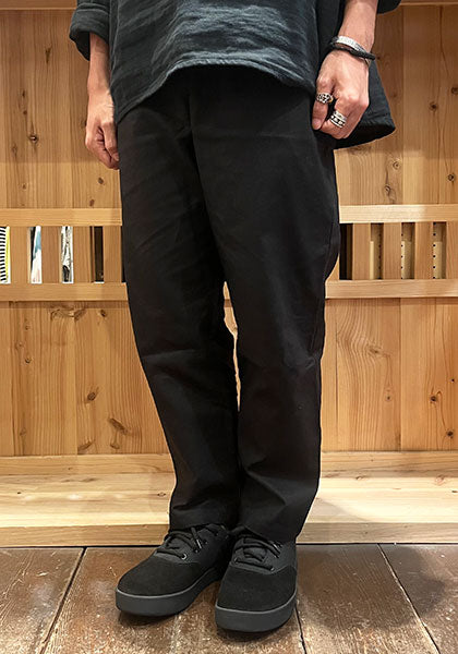 VOIRY ヴォイリー | DOCTOR PANTS LINEN カラー:BLACK
