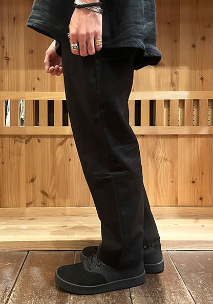 VOIRY ヴォイリー | DOCTOR PANTS LINEN カラー:BLACK