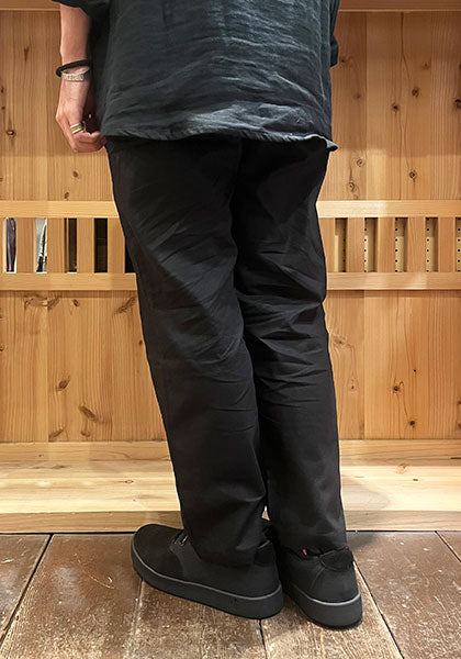 VOIRY ヴォイリー | DOCTOR PANTS LINEN カラー:BLACK