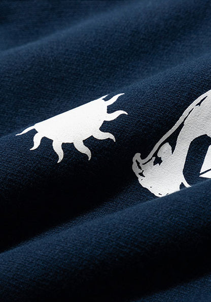 TACOMA FUJI RECORDS タコマフジレコード | HUNTING DOG HOODIE designed by Jerry UKAI カラー：NAVY