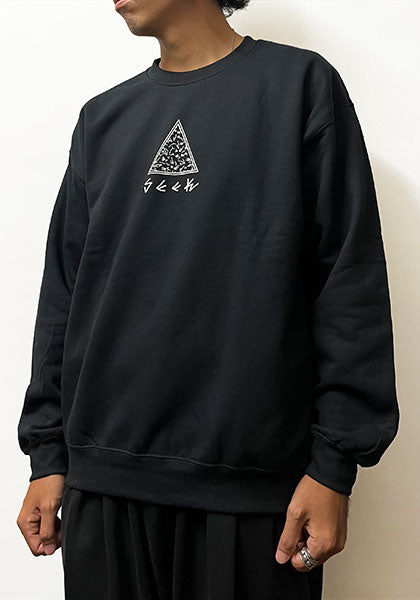 BAKIBAKI×SEEK DEER SKULLビッグスウェット カラー：ブラック