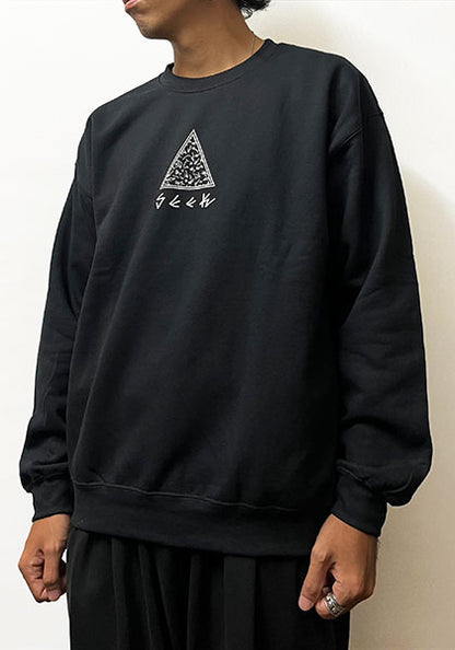 BAKIBAKI×SEEK DEER SKULLビッグスウェット カラー：ブラック
