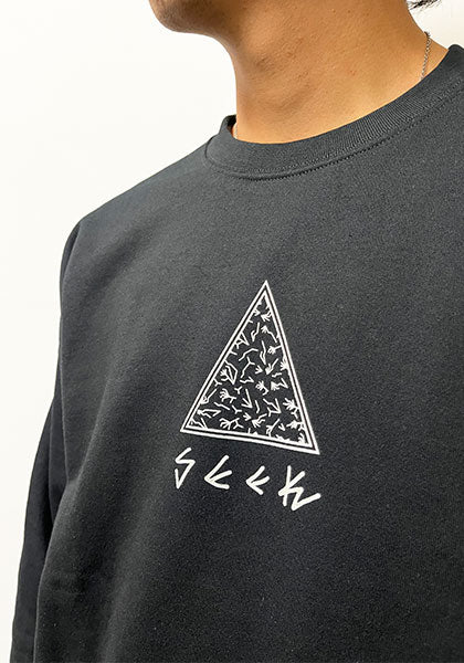 BAKIBAKI×SEEK DEER SKULLビッグスウェット カラー：ブラック