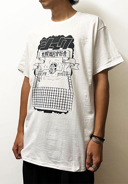 ESOW×SEEK 札幌風呂愛好會TEE カラー:ホワイト