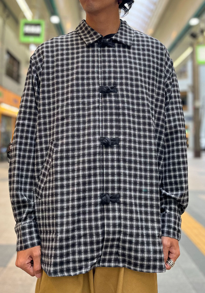 KELEN ケレン | CHECK CHINA SHIRT / チェックチャイナシャツ