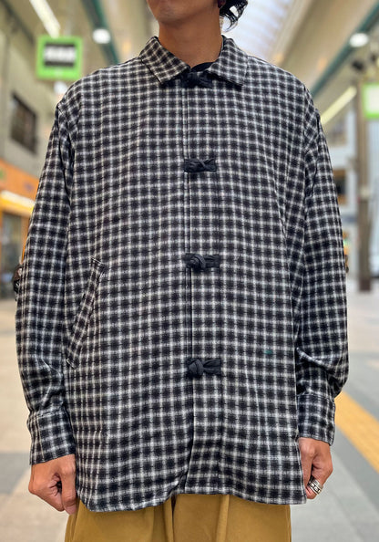 KELEN ケレン | CHECK CHINA SHIRT / チェックチャイナシャツ