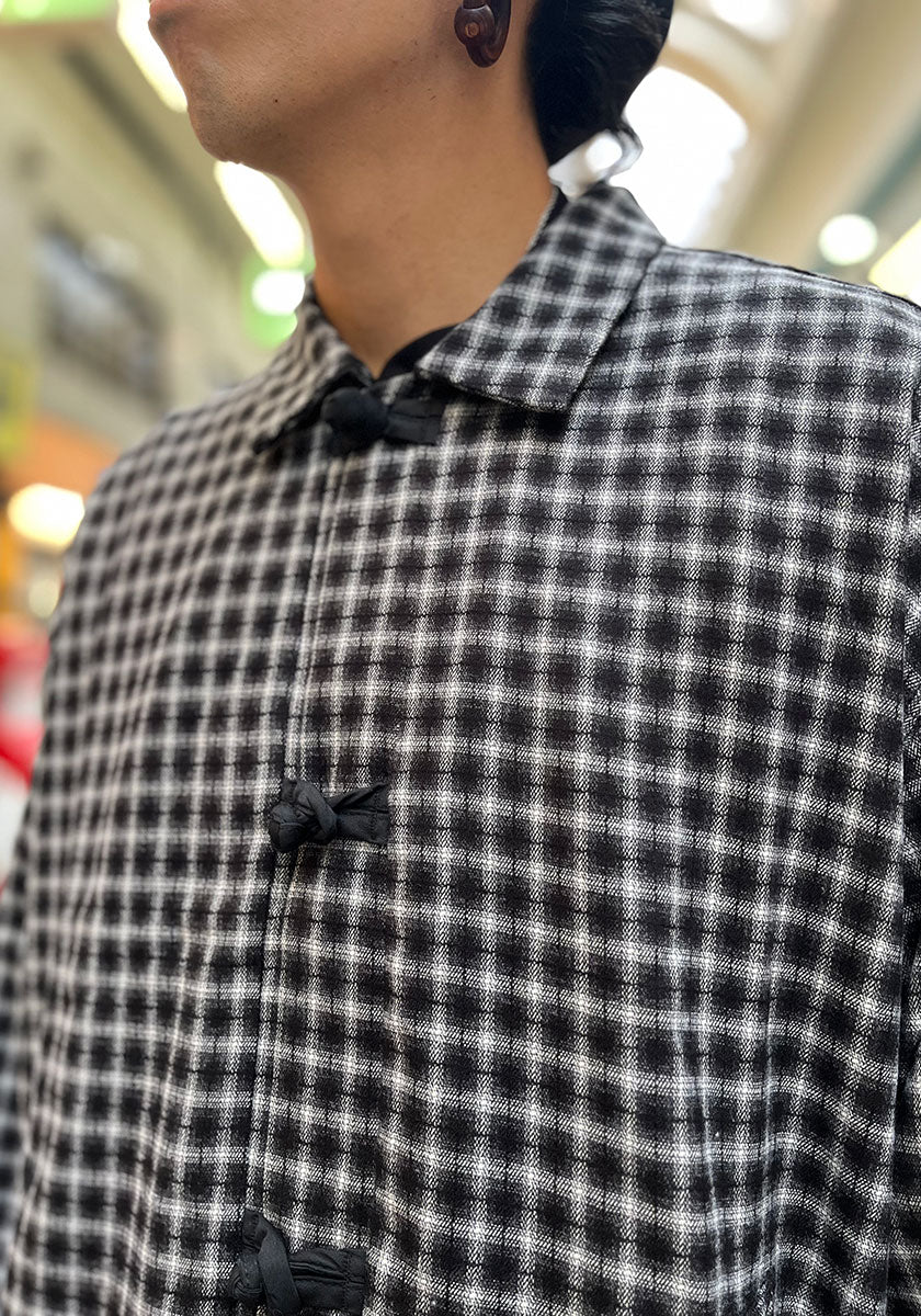 KELEN ケレン | CHECK CHINA SHIRT / チェックチャイナシャツ