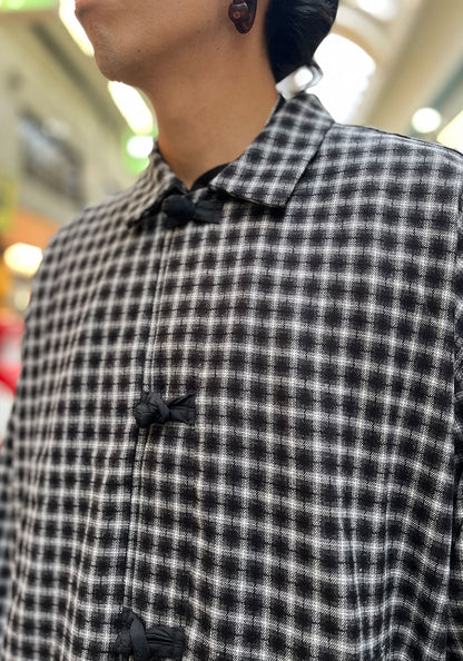 KELEN ケレン | CHECK CHINA SHIRT / チェックチャイナシャツ