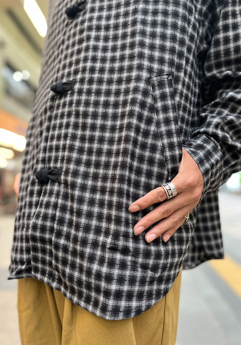 KELEN ケレン | CHECK CHINA SHIRT / チェックチャイナシャツ
