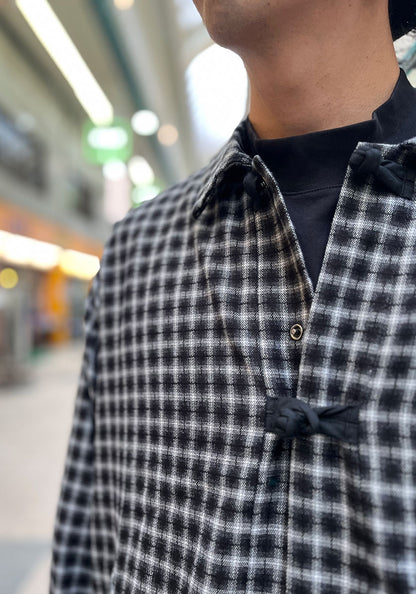 KELEN ケレン | CHECK CHINA SHIRT / チェックチャイナシャツ