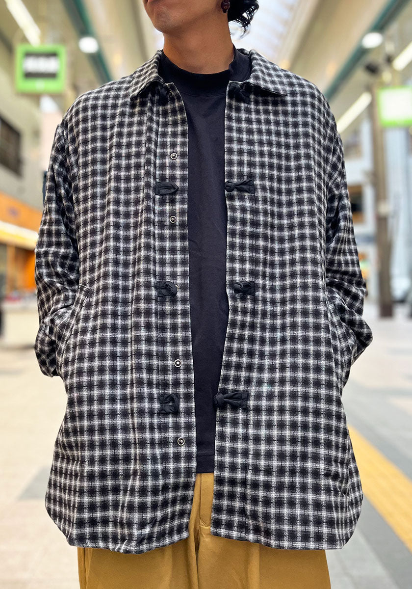 KELEN ケレン | CHECK CHINA SHIRT / チェックチャイナシャツ