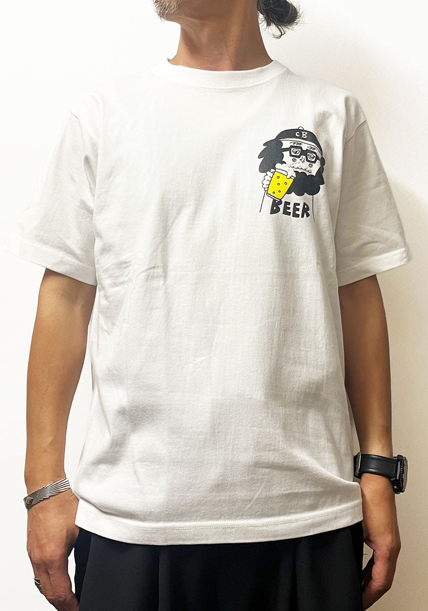 CHI-BEE BEER T カラー：WHITE