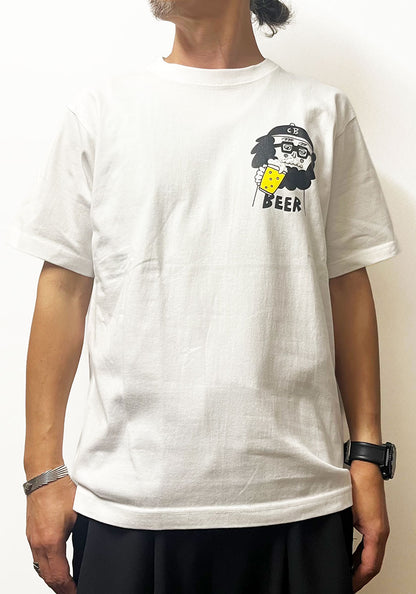 CHI-BEE BEER T カラー：WHITE