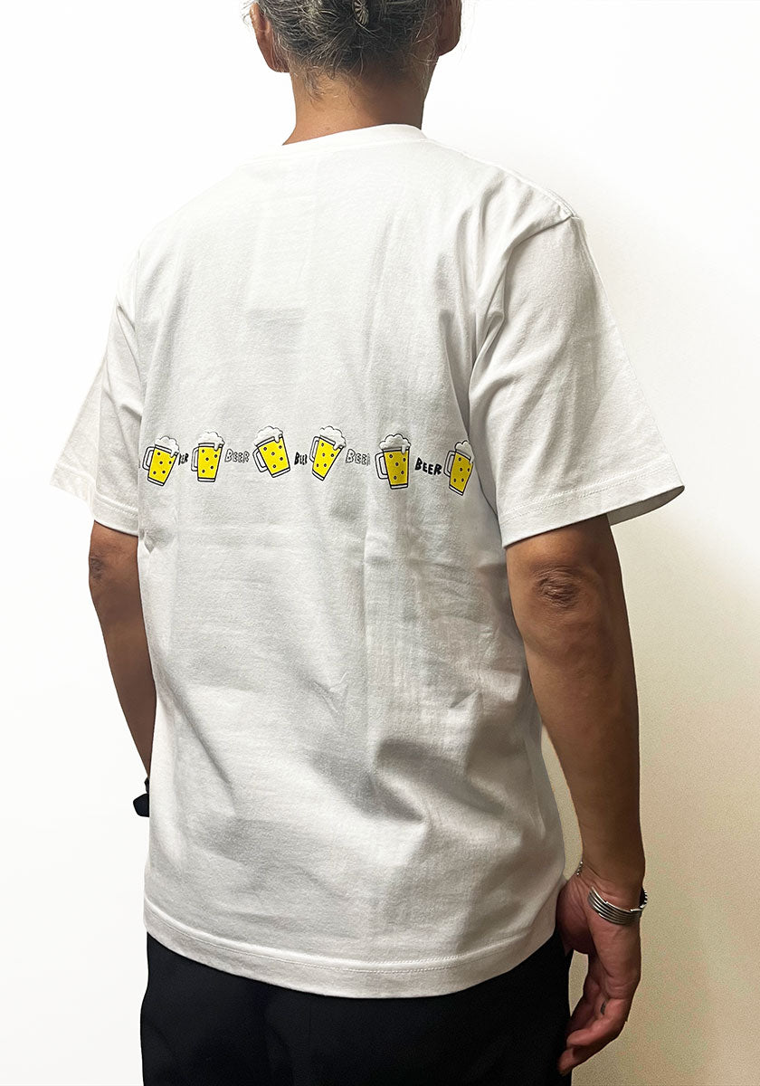 CHI-BEE BEER T カラー：WHITE