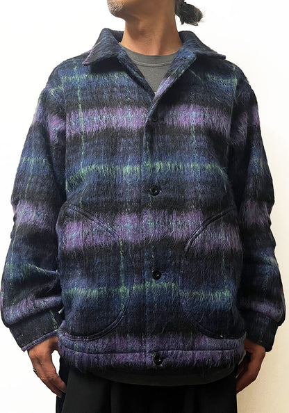 QUOLT クオルト | WOOLY JKT カラー：NAVY-PURPLE