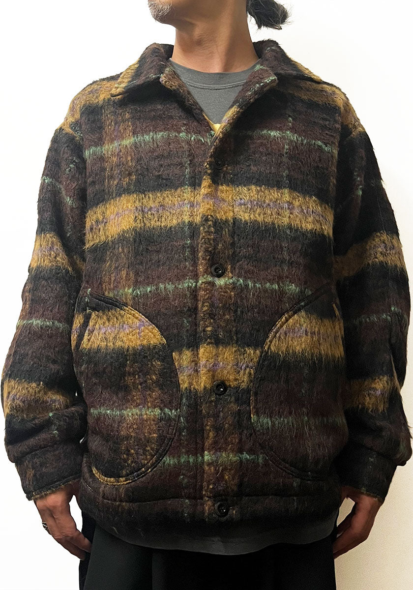 QUOLT クオルト | WOOLY JKT カラー：BROWN-MUSTARD