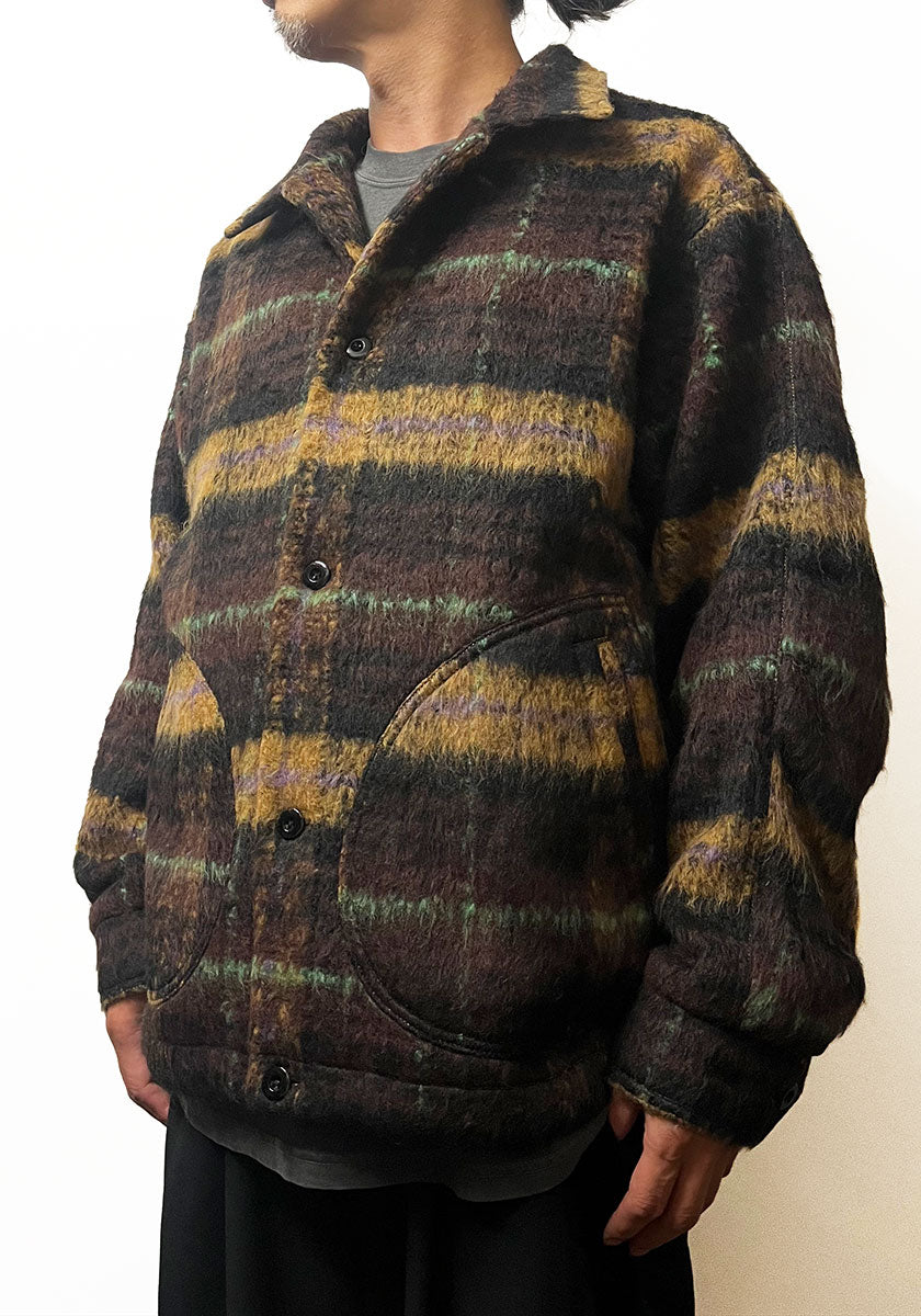 QUOLT クオルト | WOOLY JKT カラー：BROWN-MUSTARD