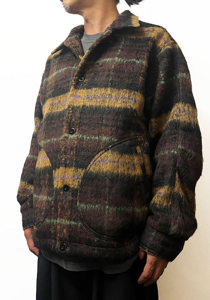 QUOLT クオルト | WOOLY JKT カラー：BROWN-MUSTARD
