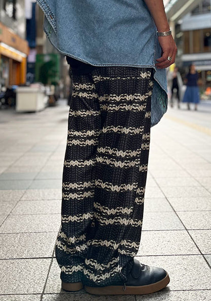 QUOLT クオルト |  FAKE-KNIT PANTS / フェイクニットパンツ