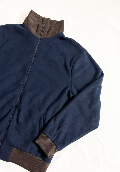 GREEN CLOTHING グリーンクロージング STAND JACKET｜フリーススタンドジャケット [NAVY]