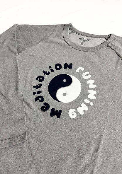 TACOMA FUJI RECORDS タコマフジレコード | RUNNING MEDITATION POLY LS Tee designed by Jerry UKAI