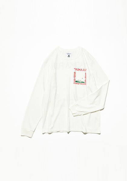 TACOMA FUJI RECORDS タコマフジレコード | Live at Fillmore!? LS  / ロンT designed by Hirohisa Yokoyama カラー : ホワイト