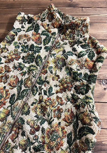 VOO ヴォー | FLOWER FLEECE VEST カラー:BEIGE