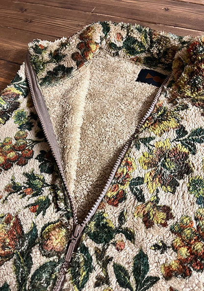 VOO ヴォー | FLOWER FLEECE VEST カラー:BEIGE