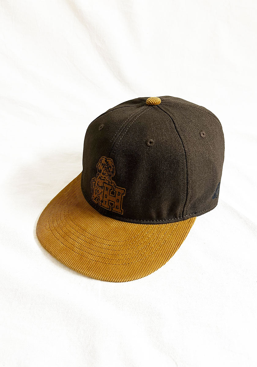TACOMA FUJI RECORDS  | HOT DOG VNTG LOGO CAP designed by Hiroshi Iguchi [BROWN x BROWN]