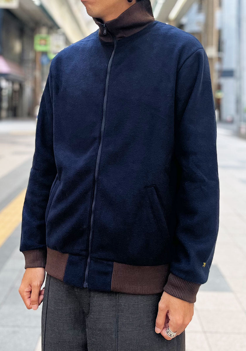 GREEN CLOTHING グリーンクロージング STAND JACKET｜フリーススタンドジャケット [NAVY]