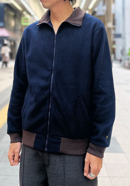 GREEN CLOTHING グリーンクロージング STAND JACKET｜フリーススタンドジャケット [NAVY]