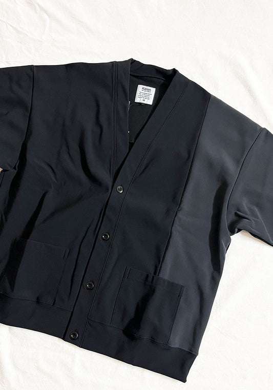 KELEN ケレン |  FLEECE LINING CARDIGAN / カーディガン [BLACK]