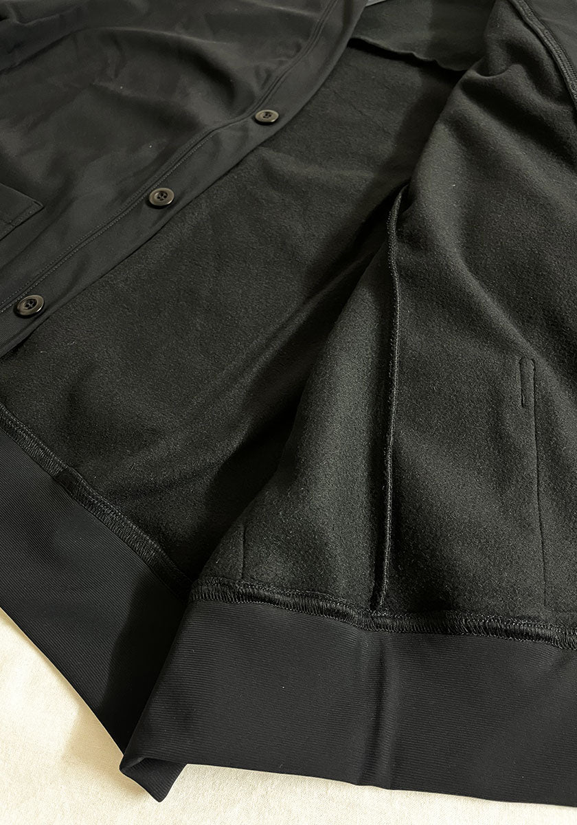 KELEN ケレン |  FLEECE LINING CARDIGAN / カーディガン [BLACK]