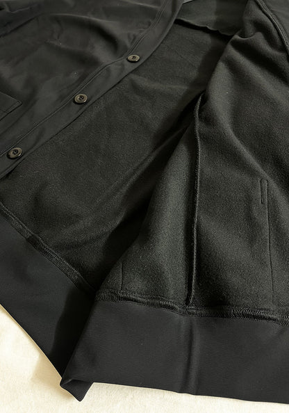 KELEN ケレン |  FLEECE LINING CARDIGAN / カーディガン [BLACK]