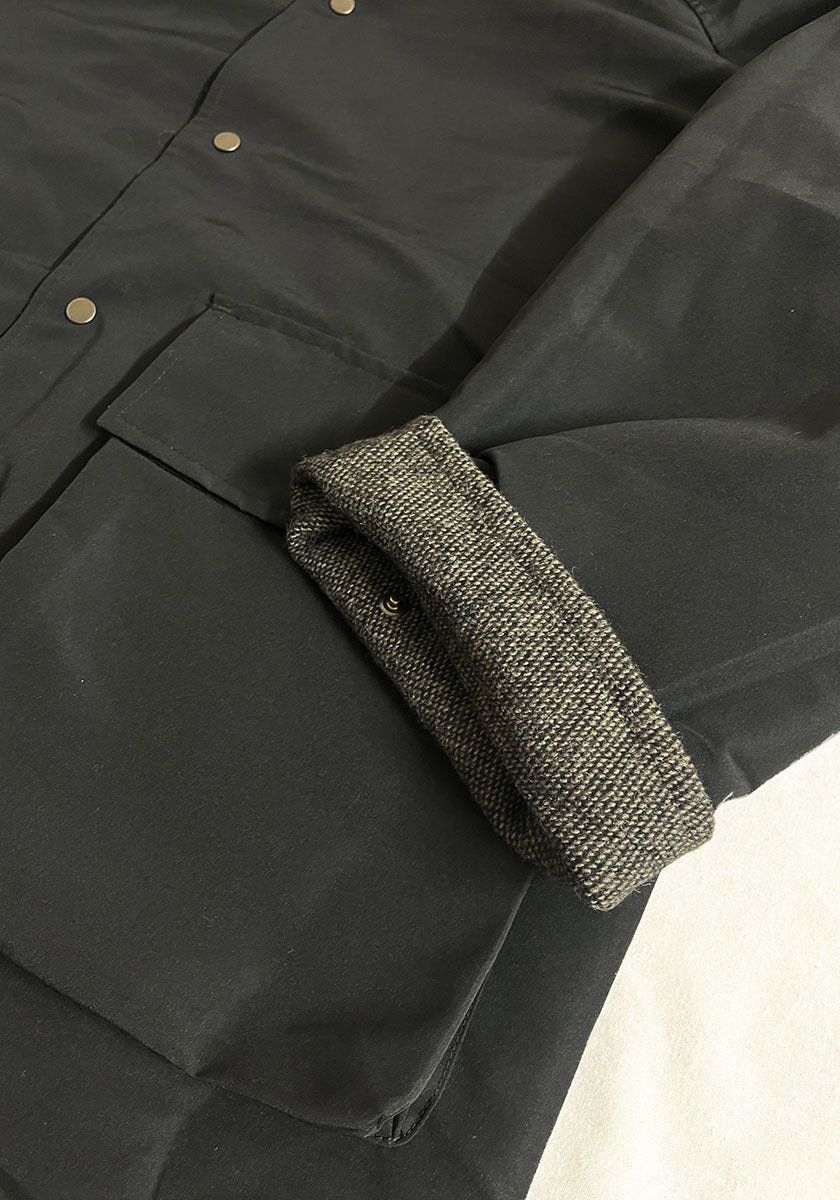 KELEN ケレン | REVERSIBLE CHECK COAT / リバーシブルチェックコート [CHARCOAL]