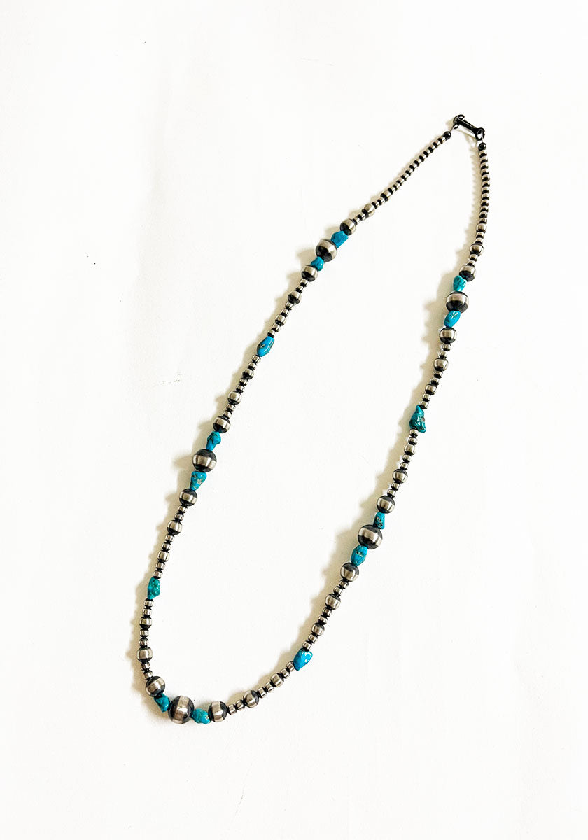 Indian Jewelry (インディアン ジュエリー) MIX BEADS ネックレス 50cm